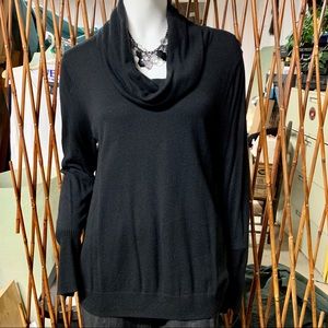 Cowl Neck Silk Blend Sweater